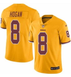 Youth Nike Washington Redskins #8 Kevin Hogan Limited Gold Rush Vapor Untouchable NFL Jersey