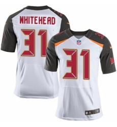 Men's Nike Tampa Bay Buccaneers #31 Jordan Whitehead Elite White NFL Jersey