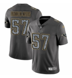 Men's Nike Los Angeles Rams #57 John Franklin-Myers Gray Static Vapor Untouchable Limited NFL Jersey