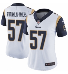 Women's Nike Los Angeles Rams #57 John Franklin-Myers White Vapor Untouchable Limited Player NFL Jersey