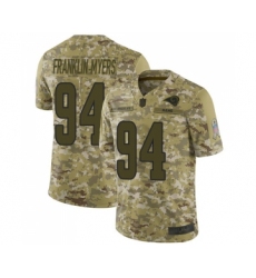 Youth Los Angeles Rams #94 John Franklin-Myers Limited Camo 2018 Salute to Service Football Jersey