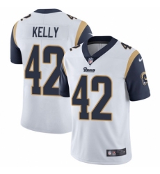 Youth Nike Los Angeles Rams #42 John Kelly White Vapor Untouchable Limited Player NFL Jersey