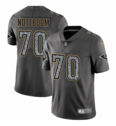 Men's Nike Los Angeles Rams #70 Joseph Noteboom Gray Static Vapor Untouchable Limited NFL Jersey