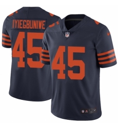 Men's Nike Chicago Bears #45 Joel Iyiegbuniwe Navy Blue Alternate Vapor Untouchable Limited Player NFL Jersey