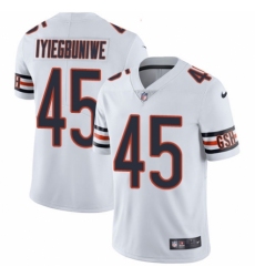 Youth Nike Chicago Bears #45 Joel Iyiegbuniwe White Vapor Untouchable Limited Player NFL Jersey