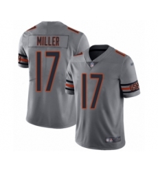 Men's Chicago Bears #17 Anthony Miller Limited Silver Inverted Legend Football Jersey