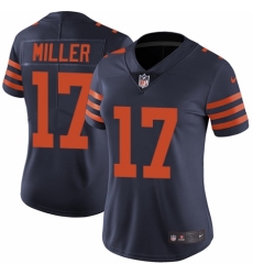Women's Nike Chicago Bears #17 Anthony Miller Navy Blue Alternate Vapor Untouchable Limited Player NFL Jersey