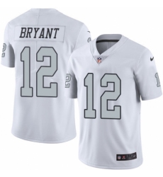 Men's Nike Oakland Raiders #12 Martavis Bryant Limited White Rush Vapor Untouchable NFL Jersey
