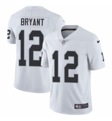 Youth Nike Oakland Raiders #12 Martavis Bryant White Vapor Untouchable Limited Player NFL Jersey
