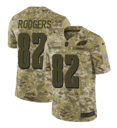 Men's Nike Philadelphia Eagles #82 Richard Rodgers Limited Camo 2018 Salute to Service NFL Jersey