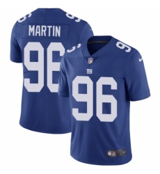 Youth Nike New York Giants #96 Kareem Martin Royal Blue Team Color Vapor Untouchable Elite Player NFL Jersey