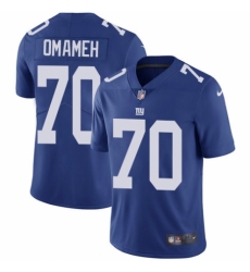 Youth Nike New York Giants #70 Patrick Omameh Royal Blue Team Color Vapor Untouchable Limited Player NFL Jersey