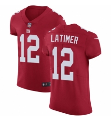 Men's Nike New York Giants #12 Cody Latimer Red Alternate Vapor Untouchable Elite Player NFL Jersey