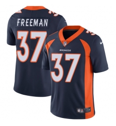 Youth Nike Denver Broncos #37 Royce Freeman Navy Blue Alternate Vapor Untouchable Limited Player NFL Jersey