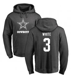 NFL Nike Dallas Cowboys #3 Mike White Ash One Color Pullover Hoodie