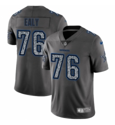 Youth Nike Dallas Cowboys #76 Kony Ealy Gray Static Vapor Untouchable Limited NFL Jersey