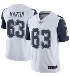 Youth Nike Dallas Cowboys #63 Marcus Martin Limited White Rush Vapor Untouchable NFL Jersey
