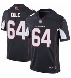 Men's Nike Arizona Cardinals #64 Mason Cole Black Alternate Vapor Untouchable Limited Player NFL Jersey