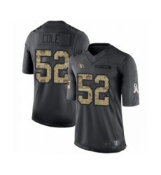 Youth Arizona Cardinals #52 Mason Cole Limited Black 2016 Salute to Service Football Jersey