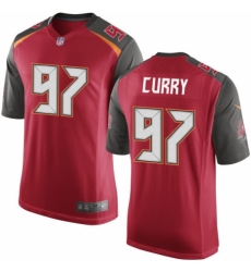 Men's Nike Tampa Bay Buccaneers #97 Vinny Curry Game Red Team Color NFL Jersey