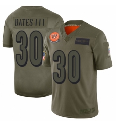 Men's Cincinnati Bengals #30 Jessie Bates III Limited Camo 2019 Salute to Service Football Jersey
