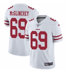 Youth Nike San Francisco 49ers #69 Mike McGlinchey White Vapor Untouchable Limited Player NFL Jersey