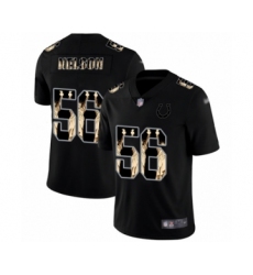 Men's Indianapolis Colts #56 Quenton Nelson Limited Black Statue of Liberty Football Jersey