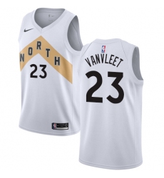 Youth Nike Toronto Raptors #23 Fred VanVleet Swingman White NBA Jersey - City Edition