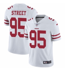 Youth Nike San Francisco 49ers #95 Kentavius Street White Vapor Untouchable Limited Player NFL Jersey