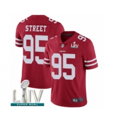 Youth San Francisco 49ers #95 Kentavius Street Red Team Color Vapor Untouchable Limited Player Super Bowl LIV Bound Football Jersey