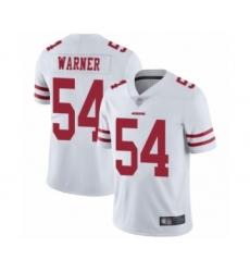 Men's San Francisco 49ers #54 Fred Warner White Vapor Untouchable Limited Player Football Jersey
