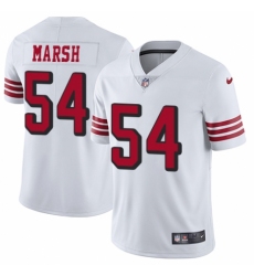 Youth Nike San Francisco 49ers #54 Cassius Marsh Limited White Rush Vapor Untouchable NFL Jersey