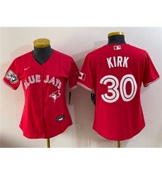 Youth Toronto Blue Jays #30 Alejandro Kirk Red 50 Seasons Stitched Baseball Jersey