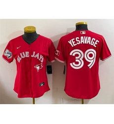 Youth Toronto Blue Jays #39 Trey Yesavage Red 50 Seasons Stitched Baseball Jersey