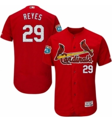 Men's Majestic St. Louis Cardinals #29 lex Reyes Red Alternate Flex Base Authentic Collection MLB Jersey