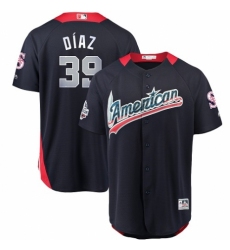 Youth Majestic Seattle Mariners #39 Edwin Diaz Game Navy Blue American League 2018 MLB All-Star MLB Jersey