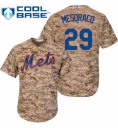 Men's Majestic New York Mets #29 Devin Mesoraco Authentic Camo Alternate Cool Base MLB Jersey