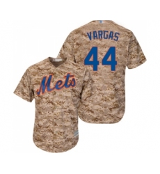 Men's New York Mets #44 Jason Vargas Replica Camo Alternate Cool Base Baseball Jersey
