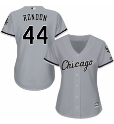 Women's Majestic Chicago White Sox #44 Bruce Rondon Authentic Grey Road Cool Base MLB Jersey