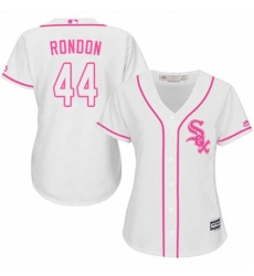 Women's Majestic Chicago White Sox #44 Bruce Rondon Authentic White Fashion Cool Base MLB Jersey