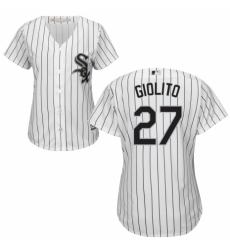 Women's Majestic Chicago White Sox #27 Lucas Giolito Authentic White Home Cool Base MLB Jersey