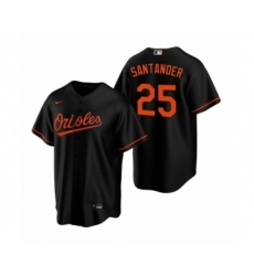 Women's Baltimore Orioles #25 Anthony Santander Nike Black Replica Alternate Jersey