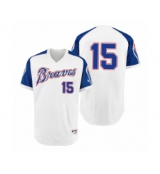 Youth Braves #26 Mike Foltynewicz Gray Royal 1979 Turn Back the Clock Authentic Jersey
