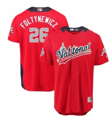 Youth Majestic Atlanta Braves #26 Mike Foltynewicz Game Red National League 2018 MLB All-Star MLB Jersey