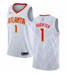 Men's Nike Atlanta Hawks #1 Kevin Huerter Swingman White NBA Jersey - Association Edition