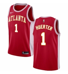 Women's Nike Atlanta Hawks #1 Kevin Huerter Swingman Red NBA Jersey Statement Edition