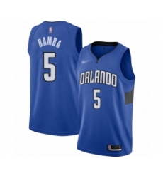 Youth Orlando Magic #5 Mohamed Bamba Swingman Blue Finished Basketball Jersey - Statement Edition