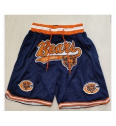 Men's Chicago Bears Navy Blue Just Don Shorts