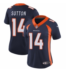 Women's Nike Denver Broncos #14 Courtland Sutton Navy Blue Alternate Vapor Untouchable Limited Player NFL Jersey