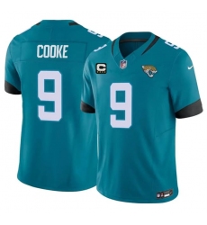 Men's Jacksonville Jaguars #9 Logan Cooke Teal 2026 F.U.S.E. 4-Star C Vapor Limited Football Stitched Jersey